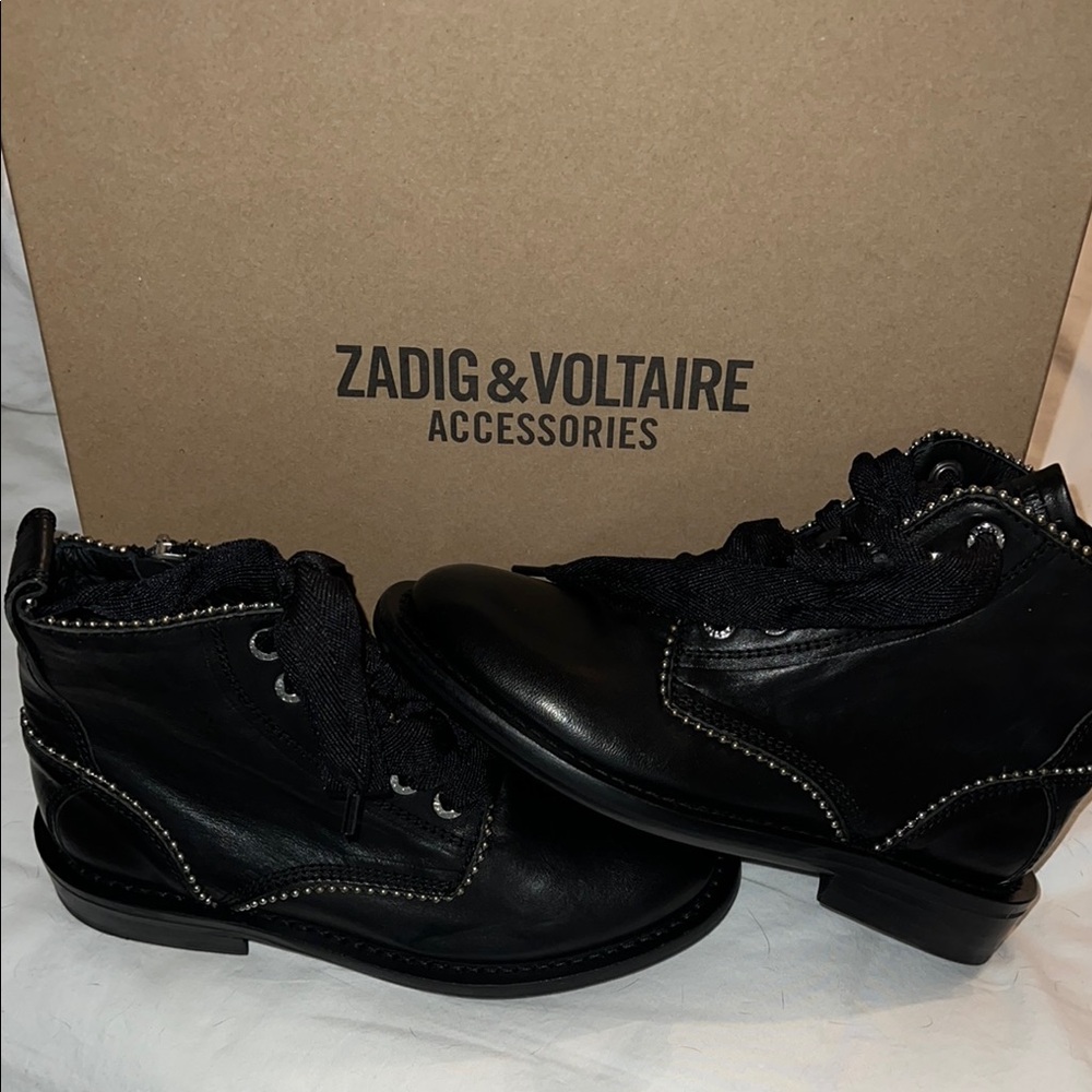 Zadig & Voltaire Studded Leather Boots
